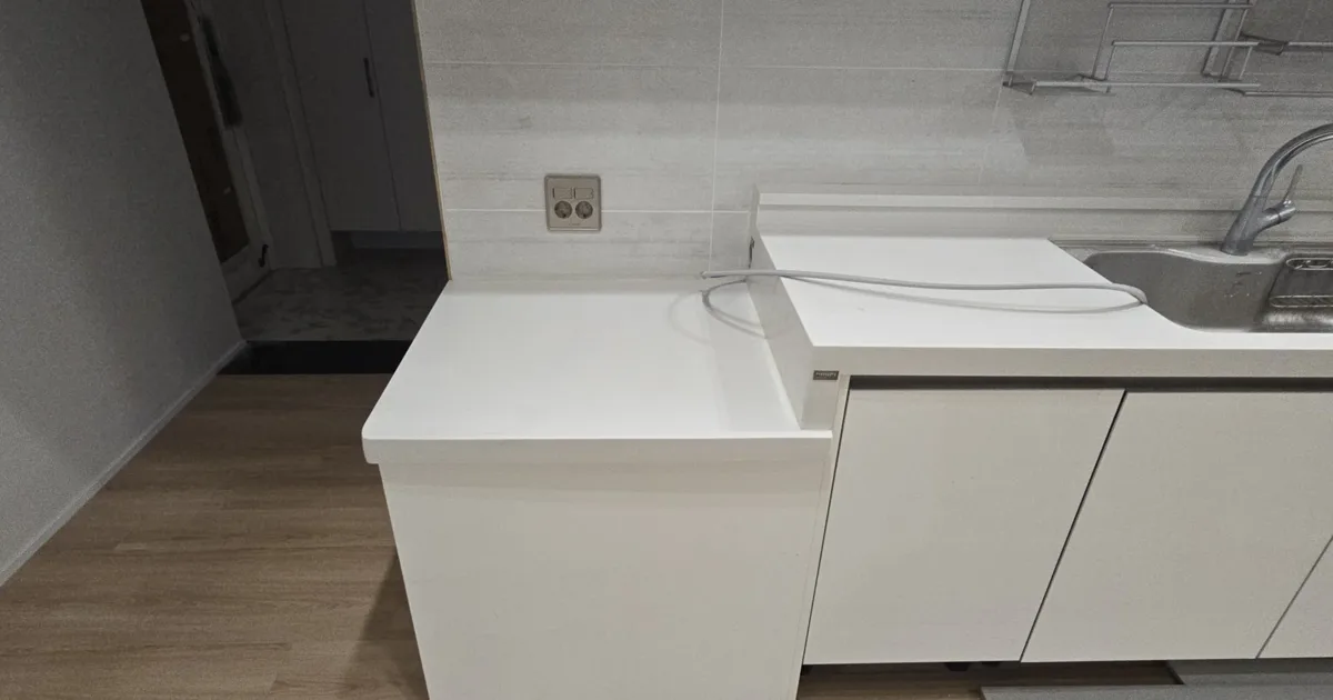대리석 상판 커팅 시공 사진